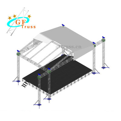 aluminium résistant d'affichage de botte d'étape de 290*290mm pour l'événement extérieur