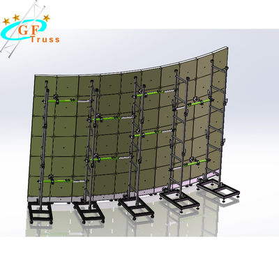 Écran incurvé accrochant 0.8M de LED 0.5M Aluminum Alloy Truss