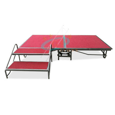 Plate-forme se pliante en aluminium durable d'étape pour épouser le concert