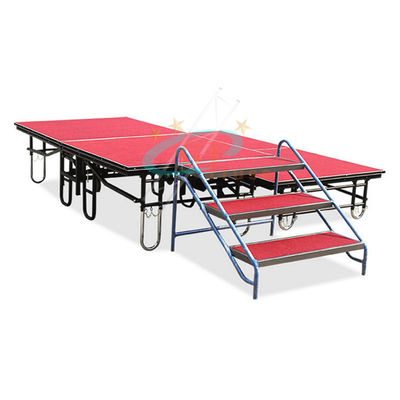 Plate-forme se pliante en aluminium durable d'étape pour épouser le concert
