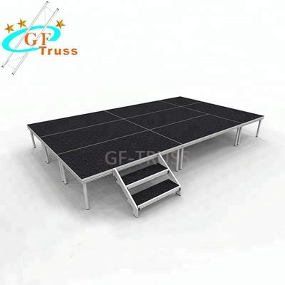 Taille ajustable de la base 0.6M de botte en aluminium d'étape de noce