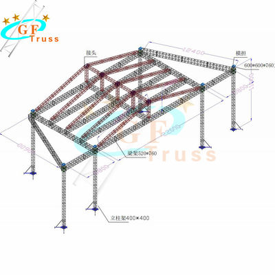 botte extérieure en aluminium de toit de conception populaire avec le dessin de DAO