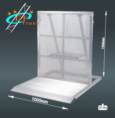 Matériel de fer galvanisé par barrière anti-déflagrante en aluminium de concert de barrières d'étape