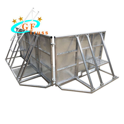 Matériel de fer galvanisé par barrière anti-déflagrante en aluminium de concert de barrières d'étape