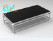 Plate-forme portative mobile adaptée aux besoins du client de contreplaqué en aluminium antidérapage d'étape pour l'événement