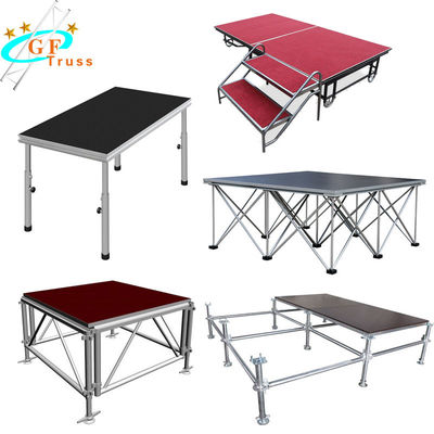 Étape portative de concert d'événement de botte de plate-forme mobile extérieure d'étape pour épouser