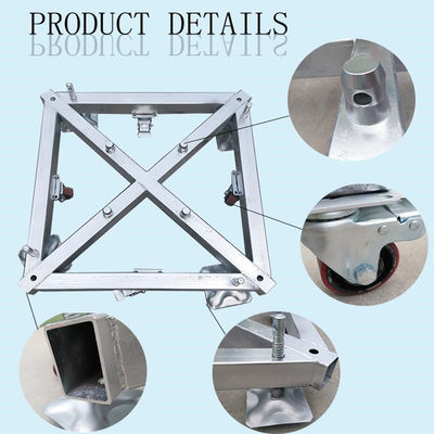 Base légère Plat-mobile basse en aluminium de haute qualité de botte d'embase de botte