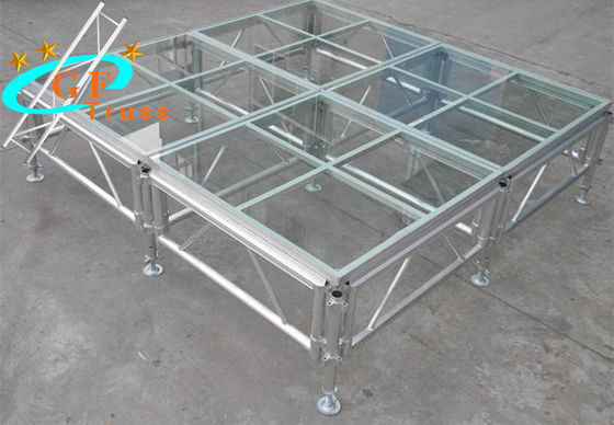Étape en aluminium/étape mobile de concert/plate-forme en acier portative d'étape de botte d'étape