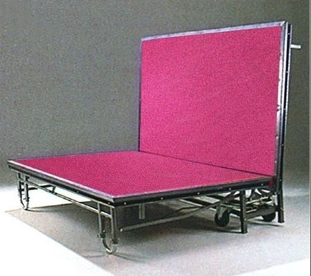 Plate-forme en aluminium d'étape de jambes réglables de biens pour la location d'événement