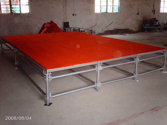 Plate-forme en aluminium d'étape de jambes réglables de biens pour la location d'événement