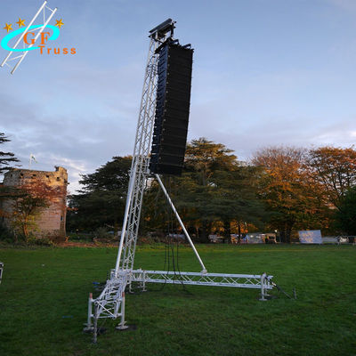 Tube de canalisation de la botte 50*3mm de haut-parleur des activités en plein air 12M Aluminum Line Array