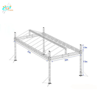 Les événements de broche ajustent la botte 520*760mm en aluminium d'étape de 8M