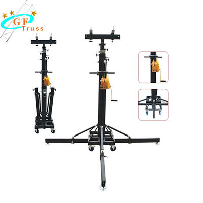 Support 6061 T6 détraqué pour la ligne tour de haut-parleur d'ascenseur de manivelle de rangée