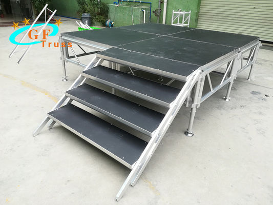 Étapes portatives en aluminium de concert de partie de mode d'étape du satge platform1.22*1.22 millimètre