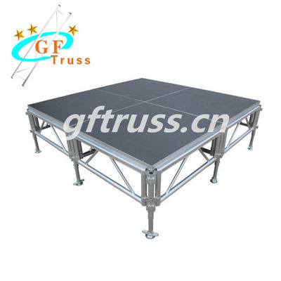 Étapes portatives en aluminium de concert de partie de mode d'étape du satge platform1.22*1.22 millimètre