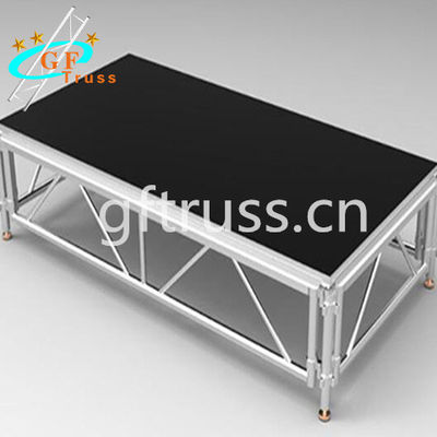 Étapes portatives en aluminium de concert de partie de mode d'étape du satge platform1.22*1.22 millimètre
