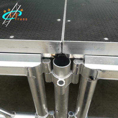 Structure portative de cadre d'étape de botte d'affichage de plate-forme en aluminium d'étape