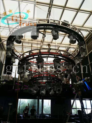 Botte 116*116*40CM de Mini Rotary Circle Aluminum Lighting