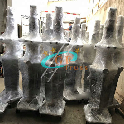 Ligne mobile support 340Kg porteur d'étape de rangée 7 mètres