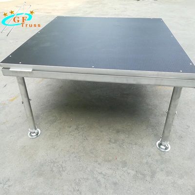 500KGS/Sq.M Portable Wooden Stages pour la taille ajustable 1m d'événement