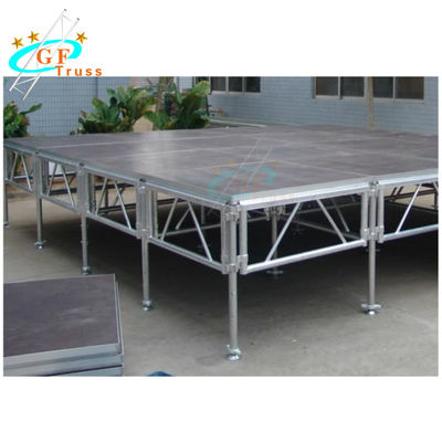 Glissez non 1.22M*1.22M Aluminum Stage Platform pour des événements