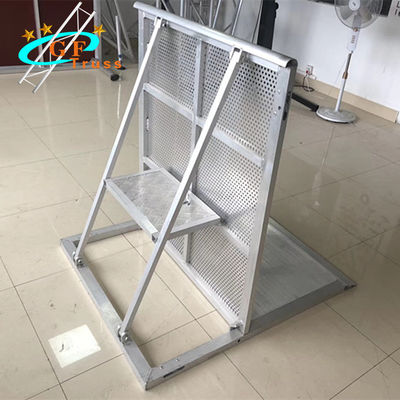 glissière de sécurité de ruban de 1Mx1.2Mx1.2M Aluminum Stage Accessories Barrier For Concert