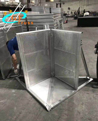 glissière de sécurité de ruban de 1Mx1.2Mx1.2M Aluminum Stage Accessories Barrier For Concert