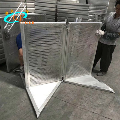 glissière de sécurité de ruban de 1Mx1.2Mx1.2M Aluminum Stage Accessories Barrier For Concert