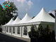 La tente incurvée en aluminium de partie de PVC d'Oxford d'étape a adapté aux besoins du client